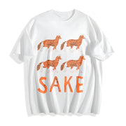 Four Fox Sake Cotton T-Shirt in White