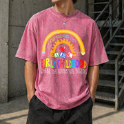 For Early Childhood Teachers Vintage Washed T-Shirt in Red