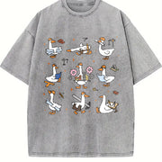 Silly Goose Architect Vintage Washed T-Shirt in Gray