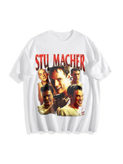 Stu Macher 90s Bootleg Classic Cotton T-Shirt in White