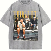 Golden Girls Thug Life Vintage Washed T-Shirt in Gray