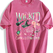 Wicked Change for Good vintage washed oversized T-shirt in Red