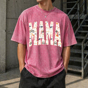 Farm Mama Country Mom Vintage Washed T-Shirt in Red