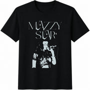 Mazzy Star Cotton T-Shirt in Black