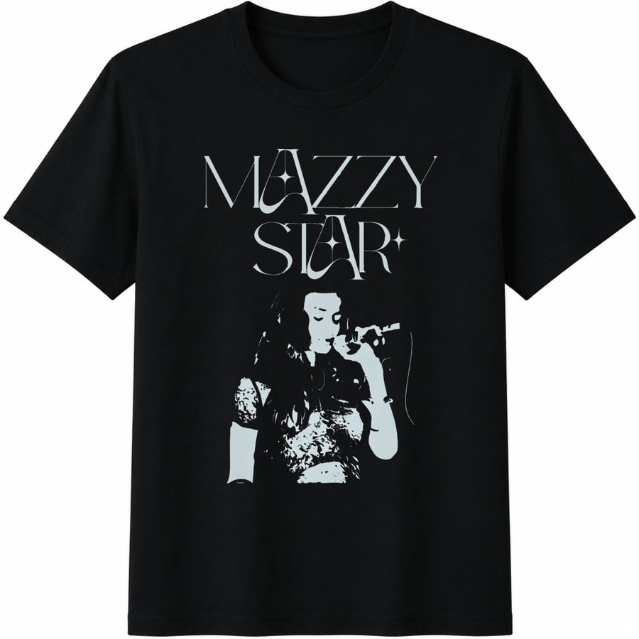 Mazzy Star Cotton T-Shirt in Black