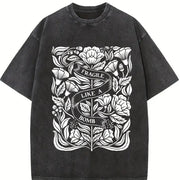Fragile Like a Bomb Vintage Washed T-Shirt in Black