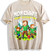 ✊🏾Momcraft Vintage Washed T-Shirt in Beige