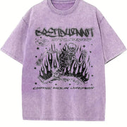 Chase Your Dreams Vintage Washed T-Shirt in Purple