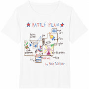Battle Plan / Christmas / Christmas Movie / Christmas Kids Cotton T-Shirt in White