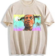 Statement - Valentine's Day for /Dad Vintage Washed T-Shirt in Beige