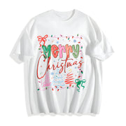 Christmas Coquette Cotton T-Shirt in White
