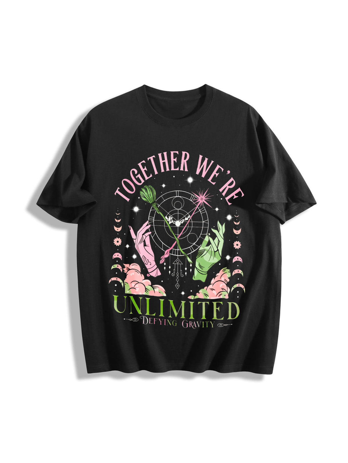 Wicked Together We’re Unlimited Cotton T-Shirt in Black
