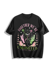 Wicked Together We’re Unlimited Cotton T-Shirt in Black