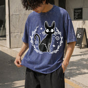 Jiji Kikis Delivery Service Vintage Washed T-Shirt in Blue