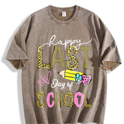 Last Day Vintage Washed T-Shirt in Brown