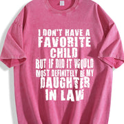 Saying Sarcastic Sarcasm Vintage Washed T-Shirt in Red