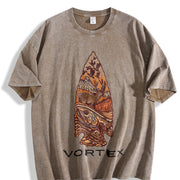 Vortex Arrowhead Wildlife Vintage Washed T-Shirt in Brown