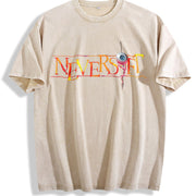 2000s 'Neversoft' BLACK PROMO Vintage Washed T-Shirt in Beige