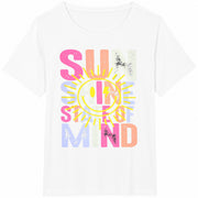 Sunshine State of Mind Cotton T-Shirt in White