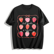First Grade Teacher Cotton T-Shirt in Black