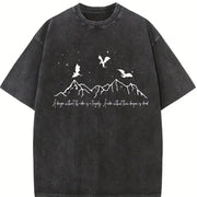 A Dragon Without Its Rider Is a Tragedy Vintage Washed T-Shirt in Black