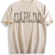 Retro Camo Western Camouflage Western Concert vintage washed oversized T-shirt in Beige