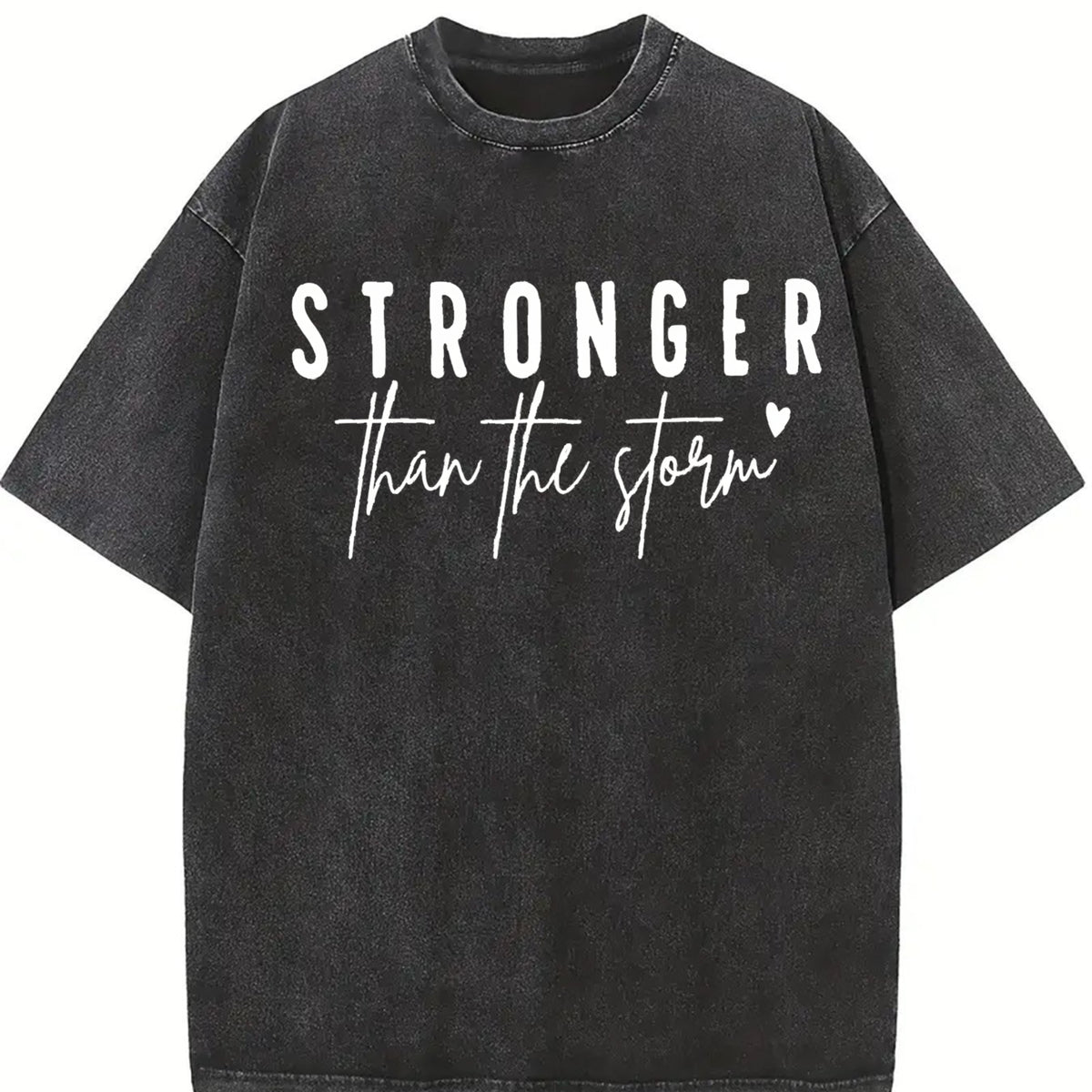 Retro Pure Vintage Washed T-Shirt in Black