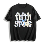 Fifth Grade Teacher Cotton T-Shirt in Black
