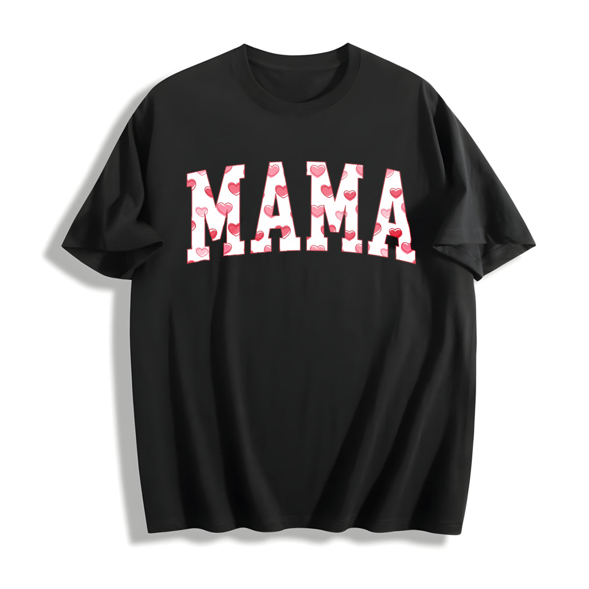 Mama Valentine ® Colors Cotton T-Shirt in Black