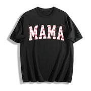 Mama Valentine ® Colors Cotton T-Shirt in Black