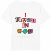 Trust in God Cotton T-Shirt in White