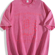 Retro I Got 99 Problems Raccoon 90's Vintage Washed T-Shirt in Red