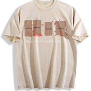 Custom Princess Girly Girls Trip Love Vintage Washed T-Shirt in Beige