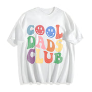 Dads Club Cotton T-Shirt in White