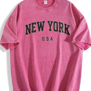Fun Ideal for Birthdays and Use Vintage Washed T-Shirt in Red