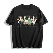 250th America Anniversary Cotton T-Shirt in Black