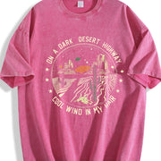 Howell the Best Choice for Spring Vintage Washed T-Shirt in Red