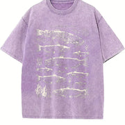 Catfish Species 90s Vintage Washed T-Shirt in Purple