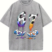 67 Soccer Vintage Washed T-Shirt in Gray