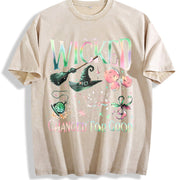 Wicked Change for Good vintage washed oversized T-shirt in Beige