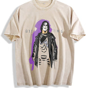 WWE Sting Iconic Wrestling Classic Fan vintage washed oversized T-shirt in Beige
