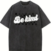 Cute Be Kind Teacher Kindness Vintage Washed T-Shirt in Black