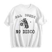 All Panic No Disco Cotton T-Shirt in White