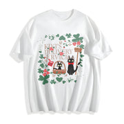 Anime Studio Ghibli Cotton T-Shirt in White