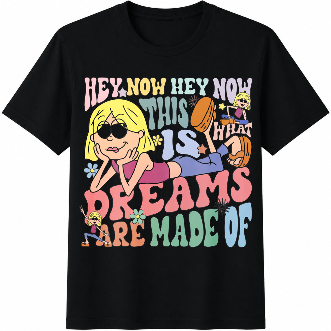 Disney Cute Lizzie McGuire Cotton T-Shirt in Black