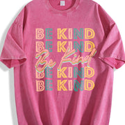 Be Kind Vintage Washed T-Shirt in Red