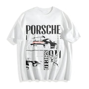 911 GT3RS Cotton T-Shirt in White