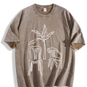 DTMF Residence Tour Vintage Washed T-Shirt in Brown