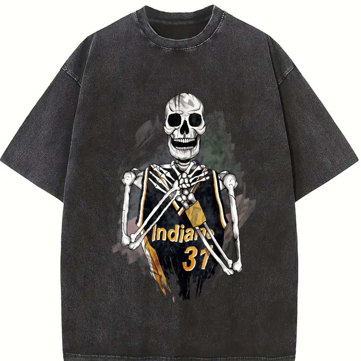 Reggie Miller VS Knicks Choke Artist Madison Square vintage washed oversized T-shirt in Black