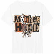 Mother Hood Sarcastic Mom Cotton T-Shirt in White